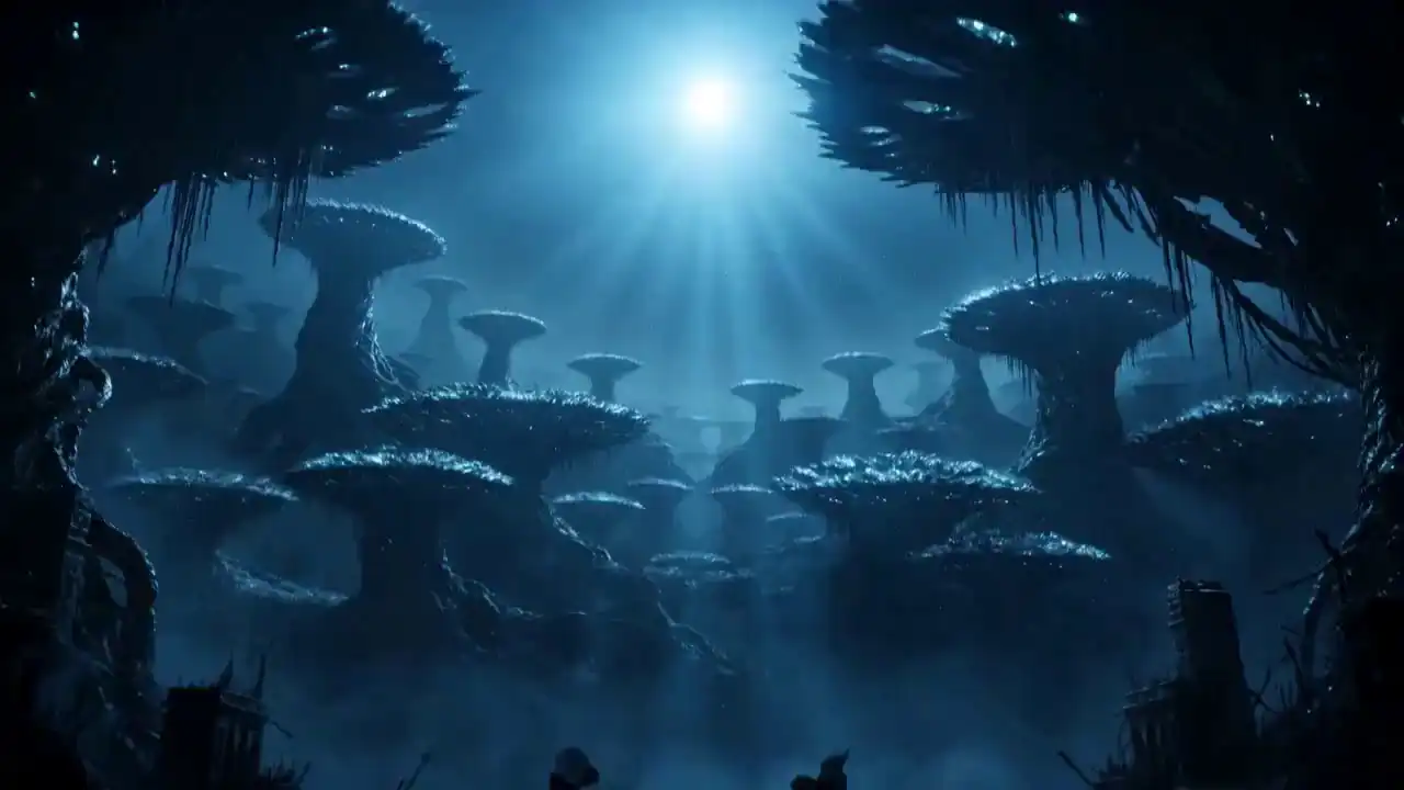 Seedance 2.5 sci-fi environment with detailed textures rendered at native 4K resolution